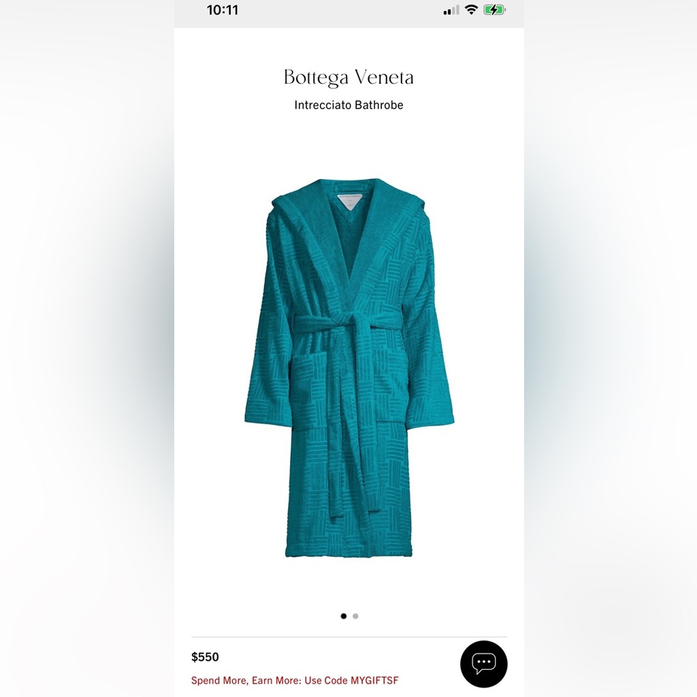 Brand new Bottega veneta Robe! Medium. Unisex